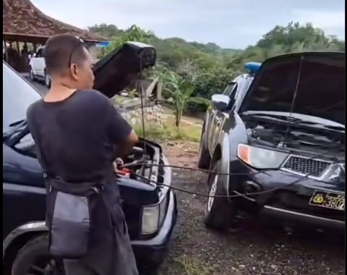 Batre Kendaraan Tekor, Kendaraan Patroli Jadi Solusi.