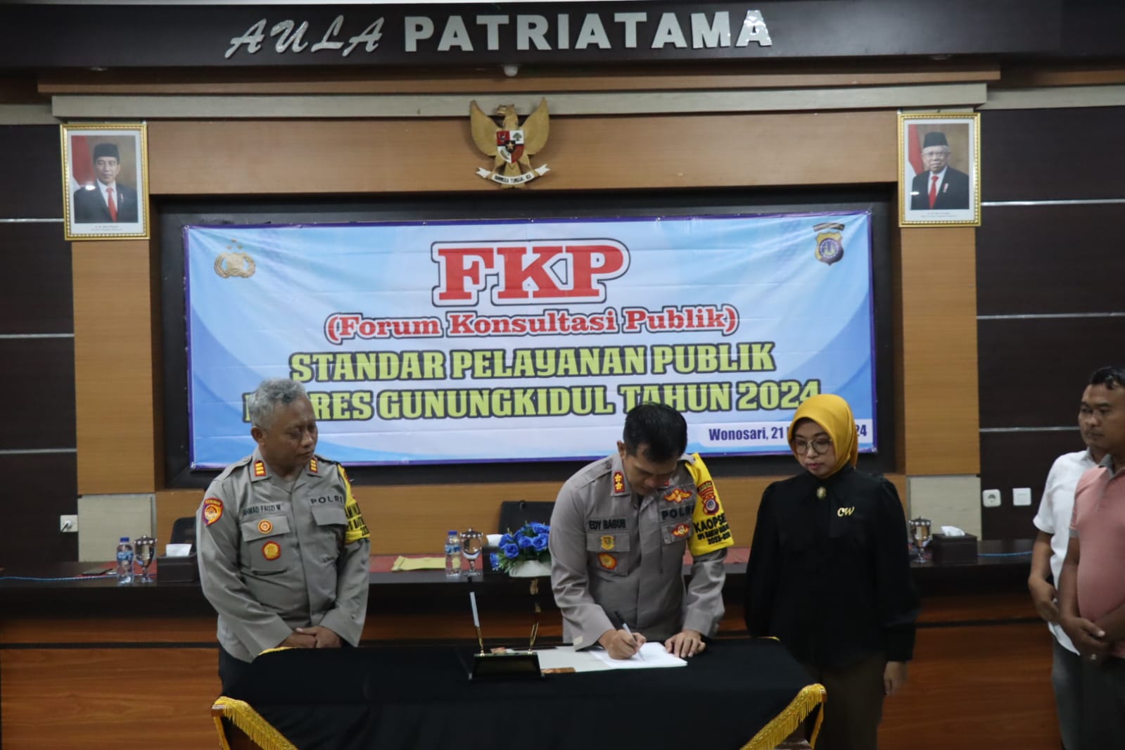 Forum Konsultasi Publik, Menjaring Masukan Untuk Peningkatan Pelayanan di Polres Gunungkidul.