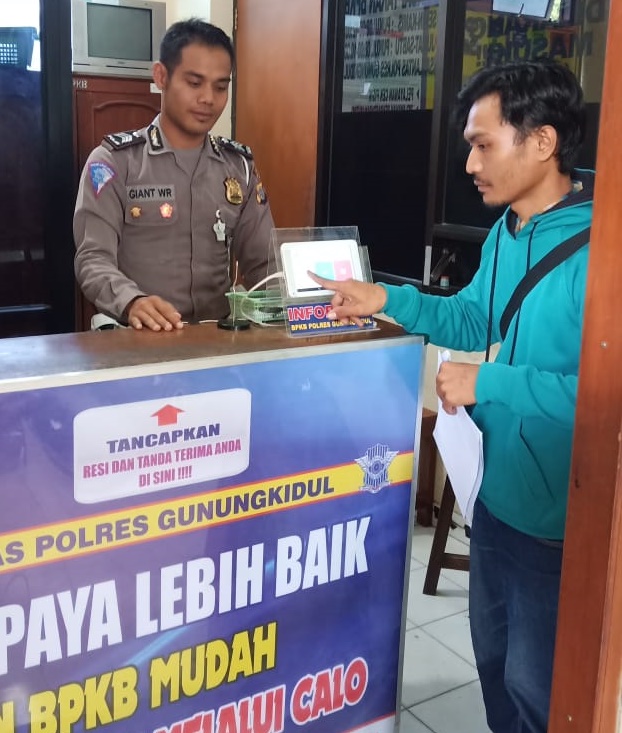 SATLANTAS POLRES GUNUNGKIDUL BERTEKAD CANANGKAN WBK DALAM PELAYANAN BPKB