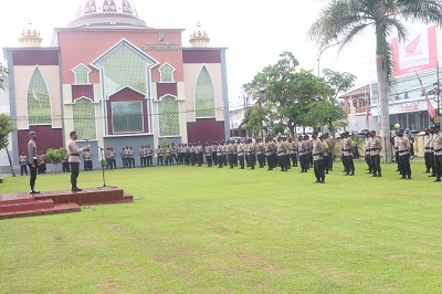 APEL PERGESERAN PASUKAN PENGAMANAN PILKADA KABUPATEN GUNUNGJKIDUL 2020 POLRES GUNUNGKIDUL