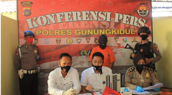 KONFERENSI PERS POLRES GUNUNGKIDUL