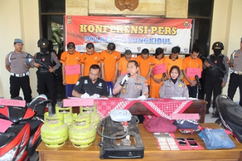 POLRES GUNUNGKIDUL UNGKAP 5 KASUS CURANMOR