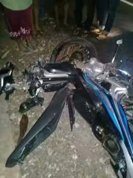 DUA MOTOR BERTABRAKAN DUA NYAWA MELAYANG