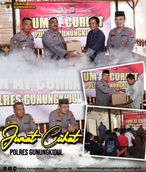 JUM'AT POLRES GUNUNGKIDUL DALAM RANGKA MENGHADAPI PEMILU 2024