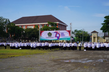 Kapolres Gunungkidul hadiri Upacara Peringatan Hari Amal Bhakti ke-79 Kementrian Agama RI Tingkat Kabupaten Gunungkidul.